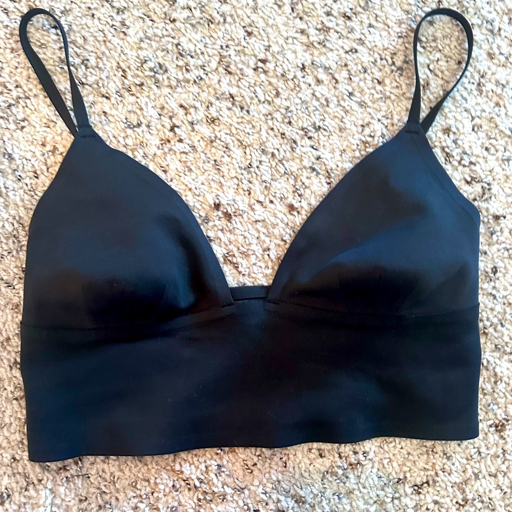 Free People Black Seamless Bralette